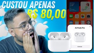 Vale a Pena Comprar o AIRPODS PRO da SHOPEE Review Completo [upl. by Ettenahc]