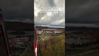 The most beautiful Fall Colours in MontTremblant Gondola ride montreal monttremblant quebec [upl. by Ruford]