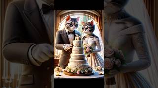 Love marriage cat cute cat kitten shorts short shortsvideo shortvideo tiktok [upl. by Kulsrud]