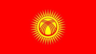 Kyrgyzstan National Anthem  New Flag Raising Ceremony [upl. by Neerak]