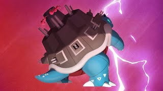 Gigantamax Blastoise Battle And Catch Pokemon Go pokemon pokemongo pokémongo [upl. by Oratnek695]