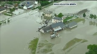 Les inondations dans les HautesPyrénées vues du ciel  1906 [upl. by Farra327]