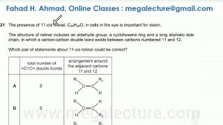 21  9701w09qp11  Organic Chemistry CisTrans Aliphatic Aldehyde Alkenes [upl. by Gentille]