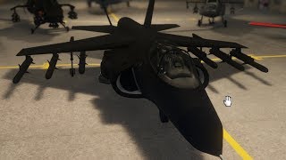 GTA 5  Buying a Hydra  Customization Menu [upl. by Wack]