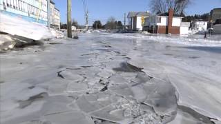 Inondations  rues glacées à SaintRaymond [upl. by Evans726]