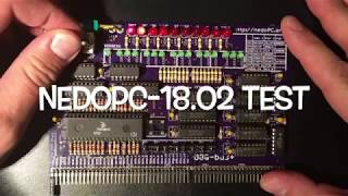 Testing Russian PDP11 compatible CPU 1801ВМ2 60FPS [upl. by Elleral88]