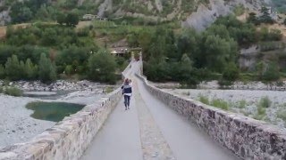 Bobbio Piacenza fiume Trebbia ponte Gobbo o ponte del Diavolo o ponte Vecchio 13 videomix [upl. by Molloy]