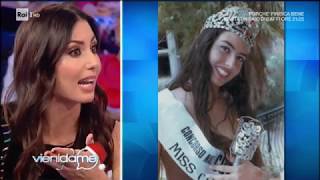 Elisabetta Gregoraci racconta la sua esperienza a Miss Italia  Vieni da me 02012018 [upl. by Ymereg]