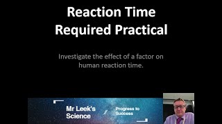 13 Reaction time Required Practical AQA GCSE Biology [upl. by Koblick]