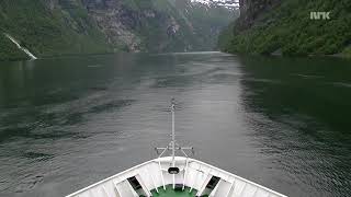 Hurtigruten minutt for minutt  Front Camera  06 Geiranger  Ålesund  20111224 [upl. by Ladd]