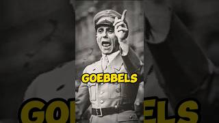 Nazi Germanys Master Manipulator  Joseph Goebbels shorts history ww2 HistoricHive [upl. by Pacificia]