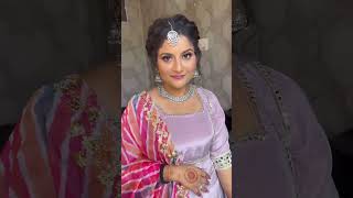 Girl in Gray SatinSilk Dance with Punjabi Song [upl. by Weidar]