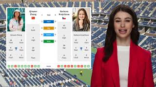 ZHENG VS KREJCIKOVA PREDICTION H2H  WTA FINALS SEMIFINALS TENNIS PREDICTIONS TODAY [upl. by Kotta]