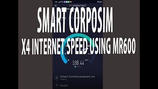 TPLINK MR600 INTERNET SPEEDTEST VS PLDT ET610 4G LTE ROUTER USING SMART CORPOSIM [upl. by Einaffets]