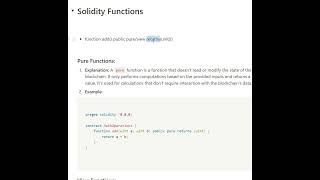 Unlocking the Secrets of Solidity Function Pure in web3 0 [upl. by Aelhsa394]