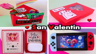 REGALOS FACILES Y ORIGINALES PARA SAN VALENTIN ❤️ 14 DE FEBRERO MANUALIDADES [upl. by Aloisius867]