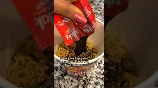 FEEDING MY DAD THE SPICIEST RAMEN NOODLES EVER shorts viral mukbang [upl. by Nosreve951]