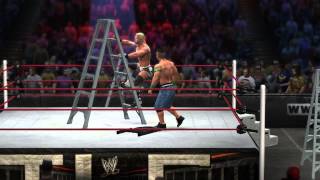 Dolph Ziggler vs John Cena WWE 13 Ladder Match TLC WWE 13 PredictandWin [upl. by Madeleine]