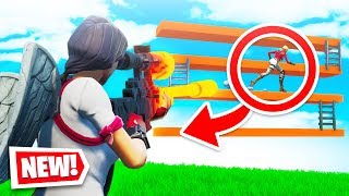 Snipers vs Runners NEW Race to the TOP Fortnite Battle Royale [upl. by Atirahs317]