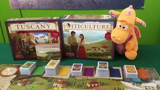 Viticulture Tuscany  Solo Playthrough [upl. by Hyrup]