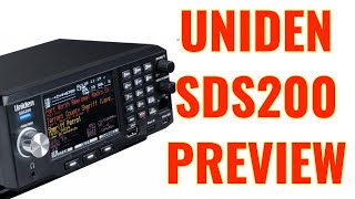 Uniden SDS200 Scanner Radio Preview [upl. by Bodi]