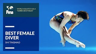 Shi Tingmao  Best Female Diver  FINA World Aquatics Gala 2018 [upl. by Sarat]