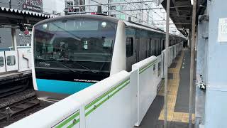 【山手線を走る京浜東北線】E233系1000番台 サイ146編成 試運転 御徒町出発【4K HDR】 [upl. by Akkin783]