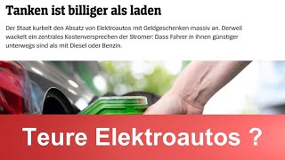 Laden teurer als Tanken  KOSTENFALLE Elektroautos [upl. by Sakram110]