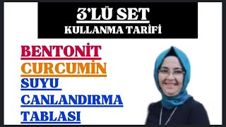 BENTONİT CURCUMİN VE MANYETİK MIKNATISLI SUYU CANLANDIRMA TABLASI NASIL KULLANILIR [upl. by Fiore636]