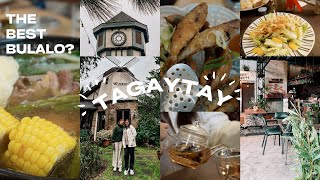 WHAT TO EAT IN TAGAYTAY 2024  rosario by vikings crosswinds ruined project dear joe taal vista [upl. by Marsh894]