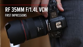 RF 35mm F14L VCM First Impressions with Noriaki Fukushima [upl. by Ymirej]