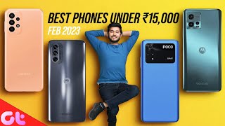 Best Phones Under 15000 FEB 2023  Updated List  GT Hindi [upl. by Sholley]