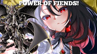 Showing The Power Of Fiends Fabled Danger Dark World Deck GuideDeck Profile  Yugioh Master Duel [upl. by Heidy]