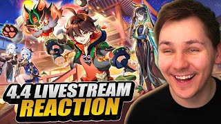 This Genshin Impact Update Is INSANE  44 LIVESTREAM REACTION [upl. by Suertemed]