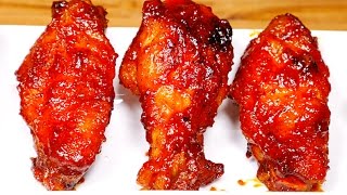 Sweet and Spicy Baked Chicken Wings Recipe [upl. by Betthezel378]