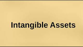 A81 Intangible assets الأصول الغير ملموسه [upl. by Silado237]