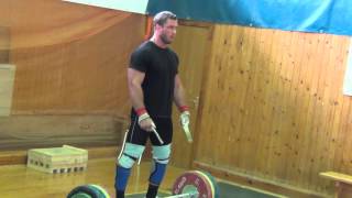 Klokov Dmitry  RUN with 190 kg  16072013 [upl. by Camilia]