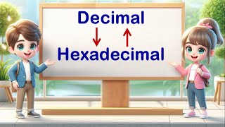 Decimal to Hexadecimal and Hexadecimal to Decimal conversion  Chapter 04 [upl. by Ahtis]