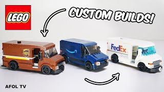 Custom LEGO Delivery Vehicles [upl. by Nac690]