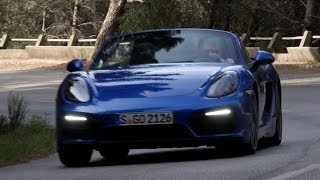 Video Porsche Boxster GTS driven [upl. by Lanos]