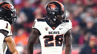 Kitan Oladapo 2023 Full Season Highlights  Oregon State DB  2024 NFL Draft Prospect [upl. by Oirotciv53]