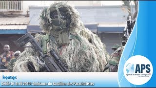 Défilé 04 Avril 2019 Ambiance du Bataillon des Parachutistes [upl. by Bettzel]