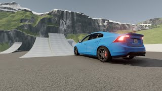 Volvo S60 Polestar VS POOL Ramp  BeamNGdrive [upl. by Naitsirc526]