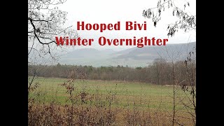 Hooped bivi winter overnighter on abandoned shooting grounds  stealth camping [upl. by Evangelist144]