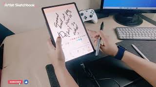 Honor Pad X9  Note Taking amp Drawing Reality You Must Know [upl. by Anaihr575]