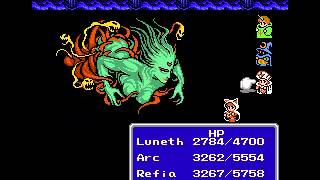 Final Fantasy 3 NES Final Boss [upl. by Orimar]