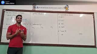 Vídeo aula Revisão 1ª série  Lig Químicas Geometria e Polaridade molecular Nox Ácidos e Bases [upl. by Angell43]