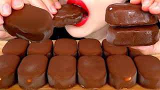 ASMR TICO CHOCOLATE ICE CREAM 티코 초콜릿아이스크림 먹방 DESSERTS MUKBANG EATING SOUNDS 咀嚼音  ZOEY ASMR [upl. by Ikram804]