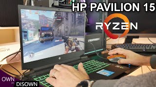 10 Games tested  HP PAVILION 15 GAMING 2020  RYZEN 4600H [upl. by Hteb]