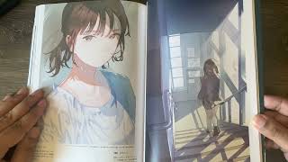 Art Book Reveal  A Collection of Memories Anime Artbook [upl. by Camroc]